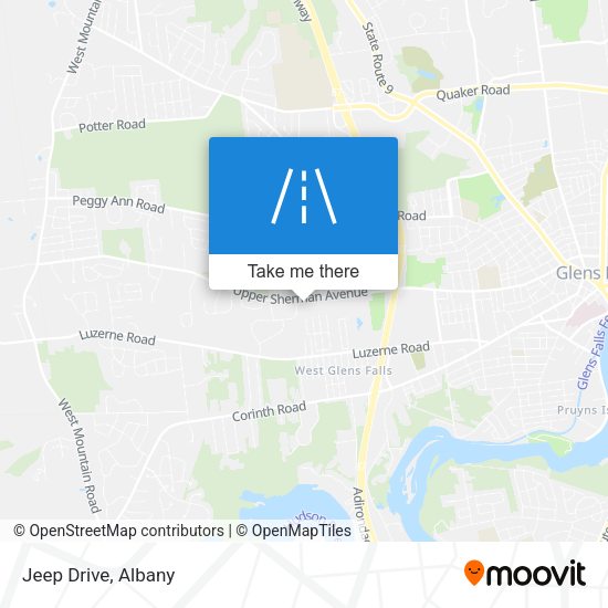 Jeep Drive map