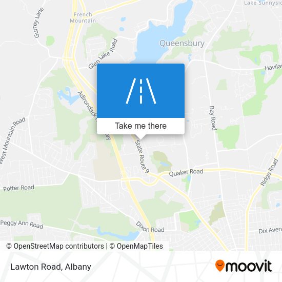 Mapa de Lawton Road