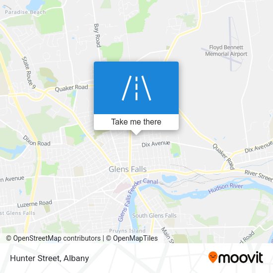 Mapa de Hunter Street