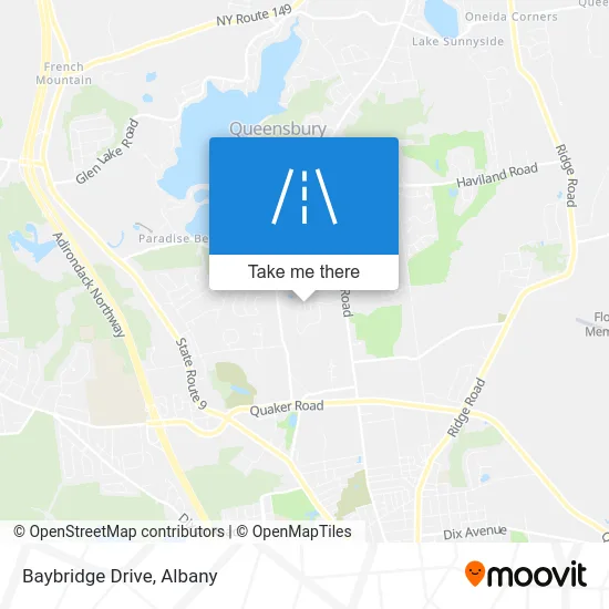 Baybridge Drive map