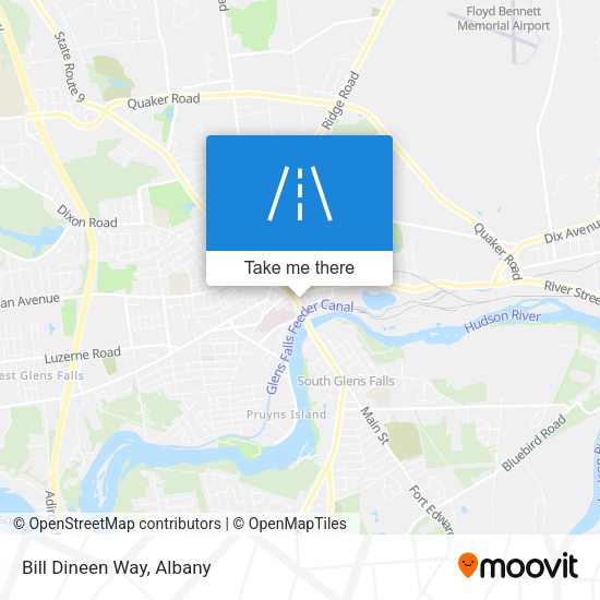 Mapa de Bill Dineen Way