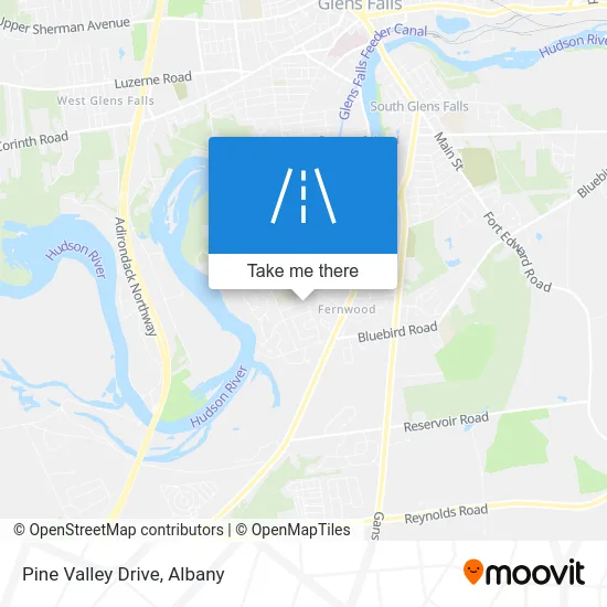 Pine Valley Drive map