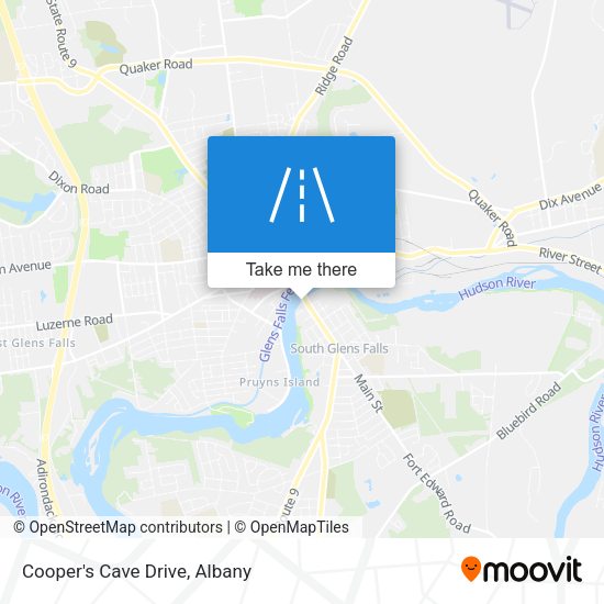 Mapa de Cooper's Cave Drive