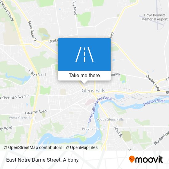 Mapa de East Notre Dame Street