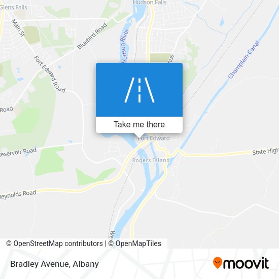 Mapa de Bradley Avenue