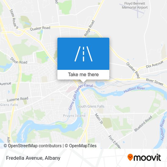 Fredella Avenue map
