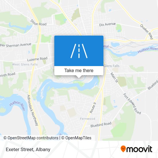 Mapa de Exeter Street