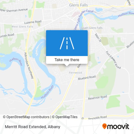 Mapa de Merritt Road Extended