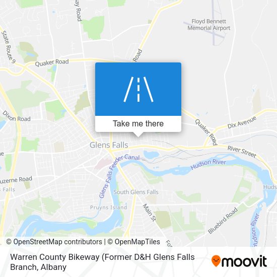 Mapa de Warren County Bikeway