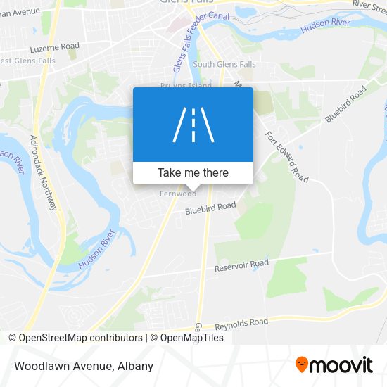 Mapa de Woodlawn Avenue