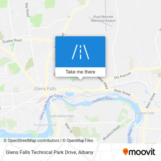 Glens Falls Technical Park Drive map