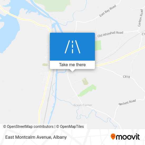 Mapa de East Montcalm Avenue