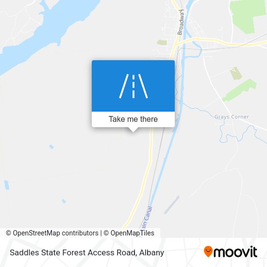Mapa de Saddles State Forest Access Road
