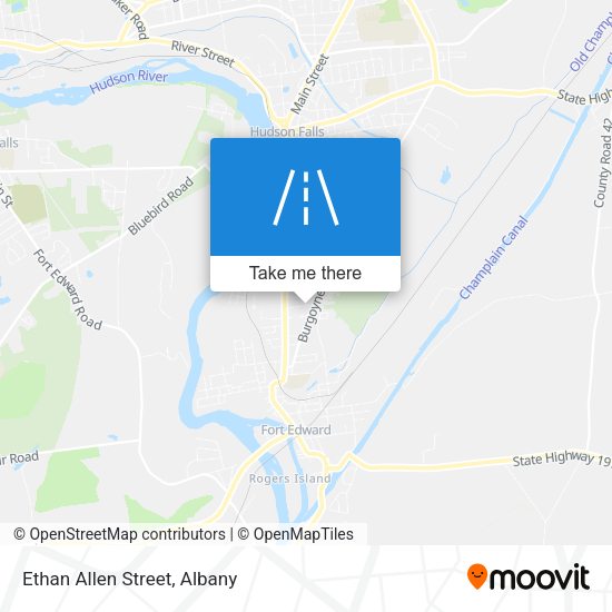 Mapa de Ethan Allen Street
