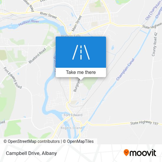 Mapa de Campbell Drive