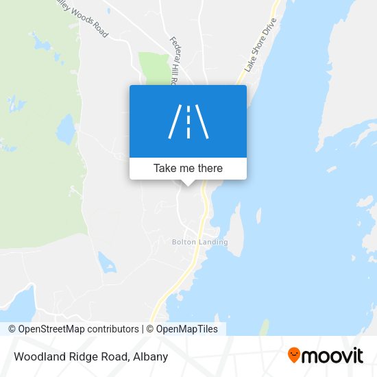 Woodland Ridge Road map