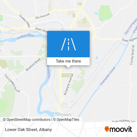 Mapa de Lower Oak Street