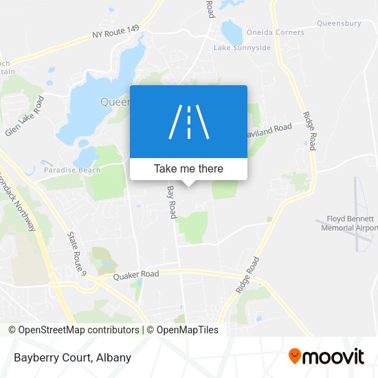 Mapa de Bayberry Court