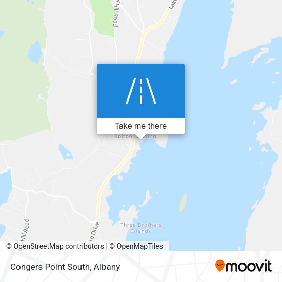 Mapa de Congers Point South