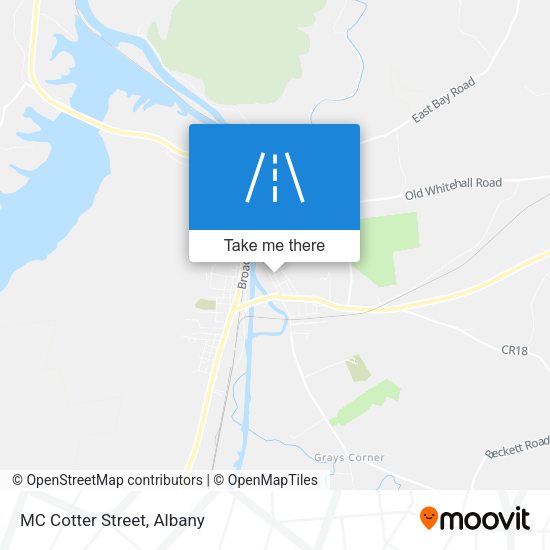 Mapa de MC Cotter Street