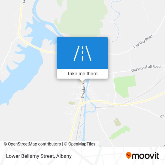Mapa de Lower Bellamy Street
