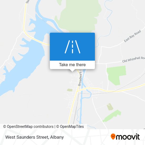 West Saunders Street map