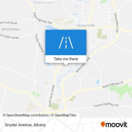 Mapa de Snyder Avenue