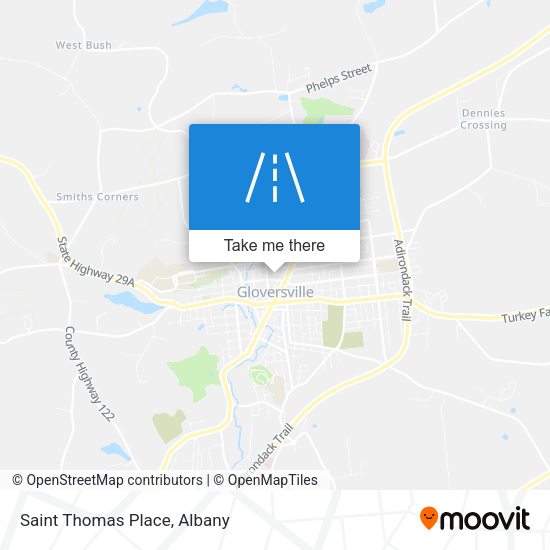Mapa de Saint Thomas Place