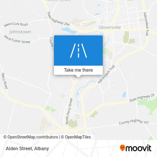 Mapa de Alden Street