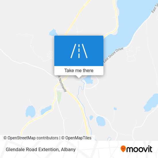 Glendale Road Extention map