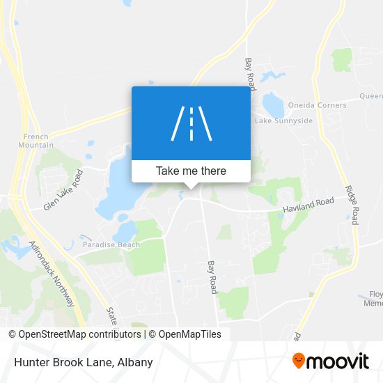 Mapa de Hunter Brook Lane