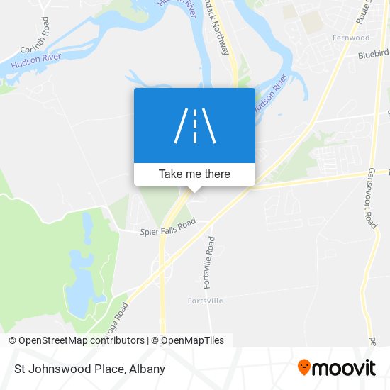 St Johnswood Place map