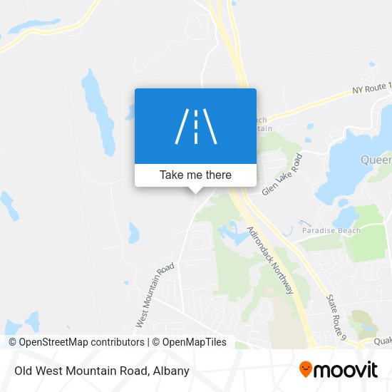 Mapa de Old West Mountain Road