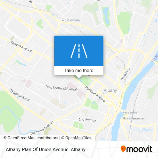 Albany Plan Of Union Avenue map