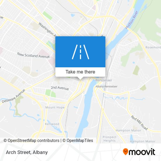 Mapa de Arch Street