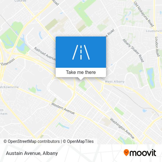 Mapa de Austain Avenue