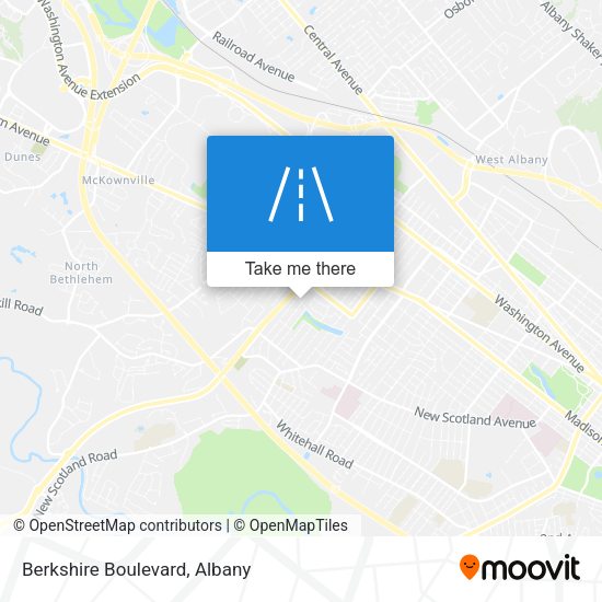 Berkshire Boulevard map