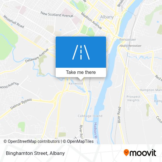 Mapa de Binghamton Street