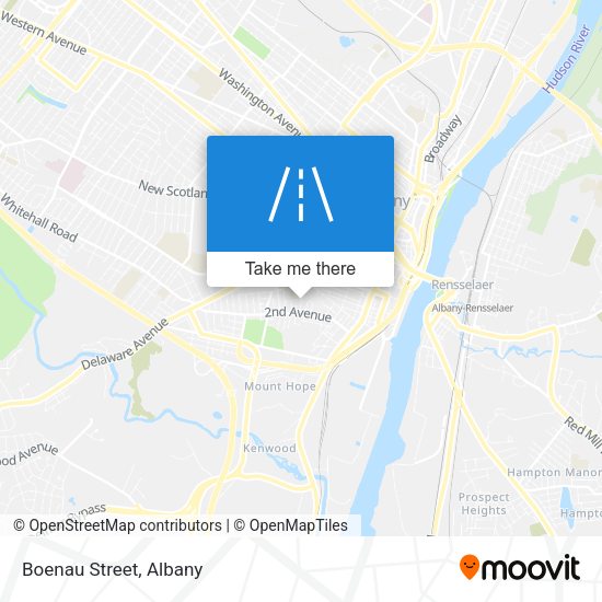 Mapa de Boenau Street