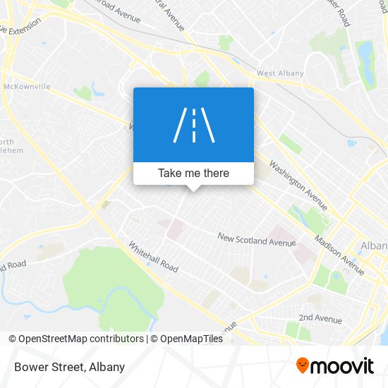 Mapa de Bower Street