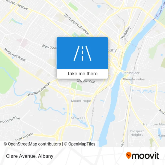 Clare Avenue map