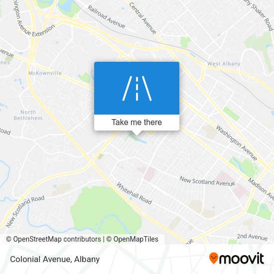 Mapa de Colonial Avenue