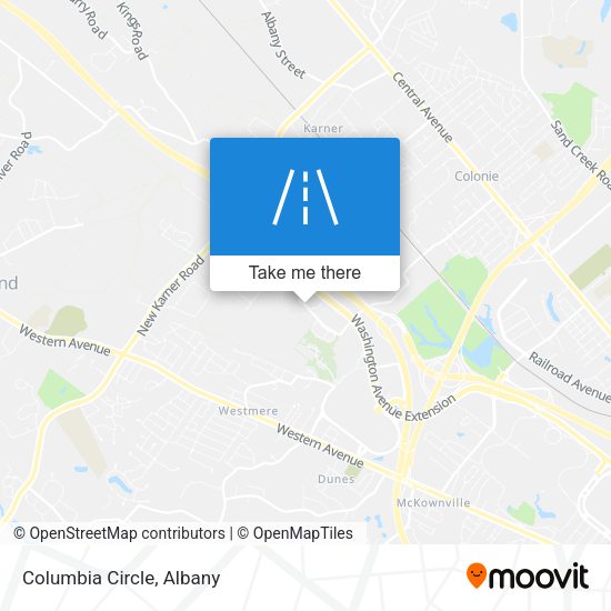 Mapa de Columbia Circle