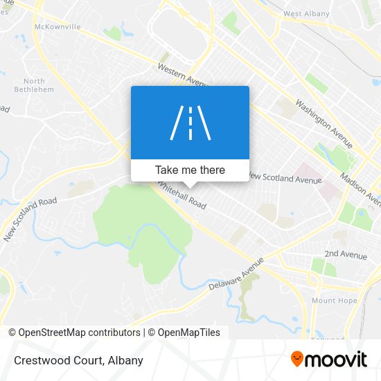 Mapa de Crestwood Court