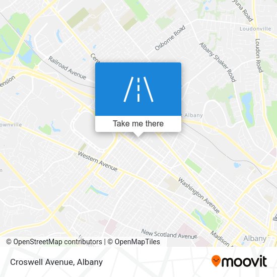 Mapa de Croswell Avenue