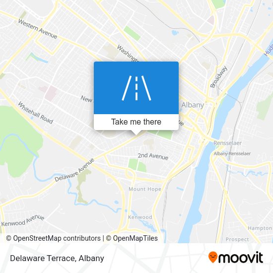 Mapa de Delaware Terrace