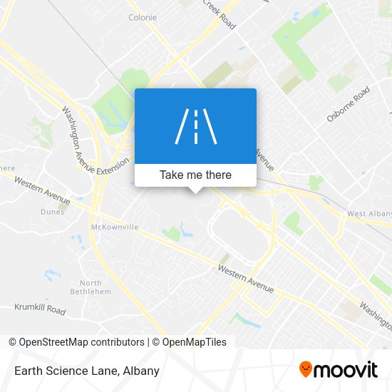 Mapa de Earth Science Lane