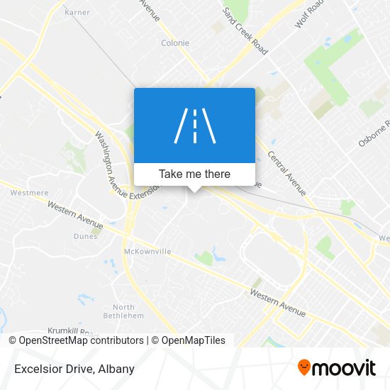 Mapa de Excelsior Drive