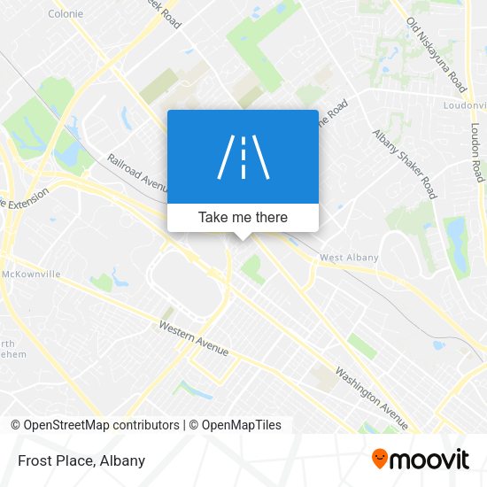 Mapa de Frost Place