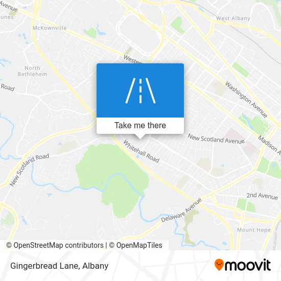 Gingerbread Lane map